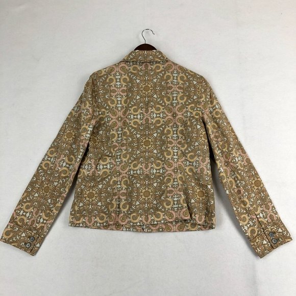 Pendleton Women's Large Multi-Color Printed 100% Cotton Collared Shirt Jacket - Picture 10 of 10